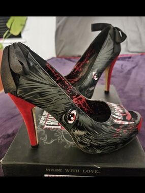 Iron Fist Wolfbeater Peep Toe Pumps